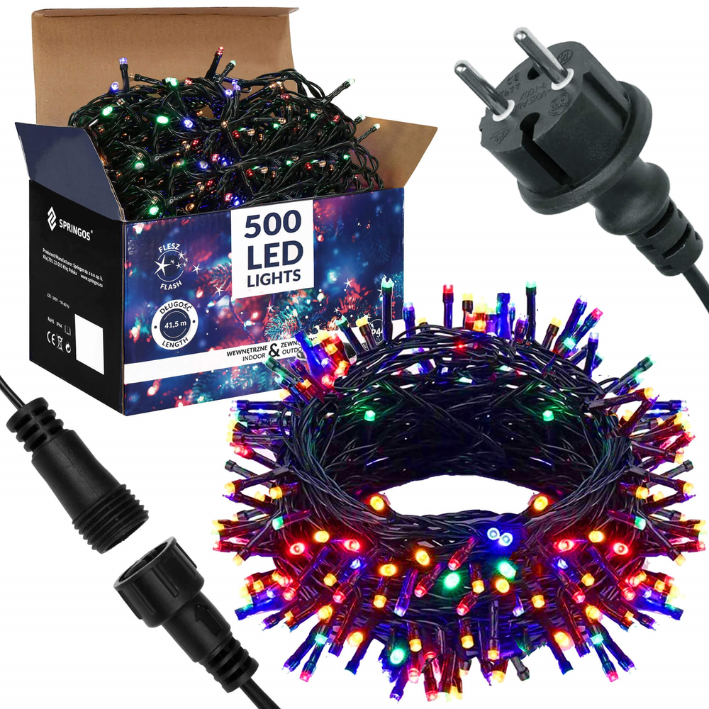 Kalėdinės lemputės Springos 500 LED 41,5 m