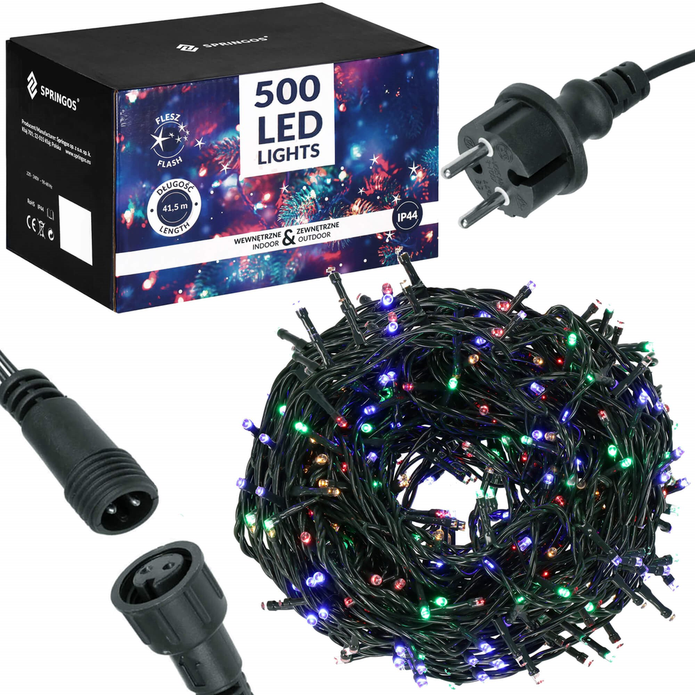 Kalėdinės lemputės Springos 500 LED 41,5 m