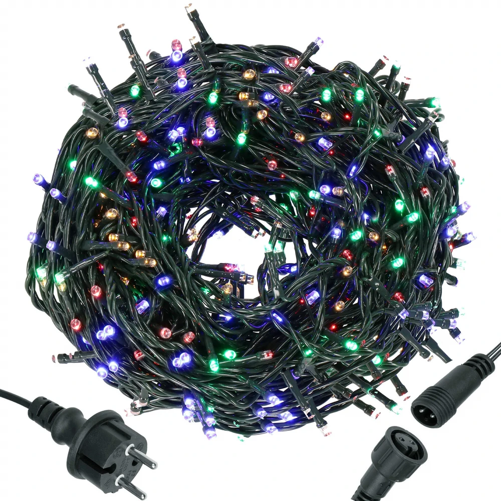 Kalėdinės lemputės Springos 1000 LED 81,5 m