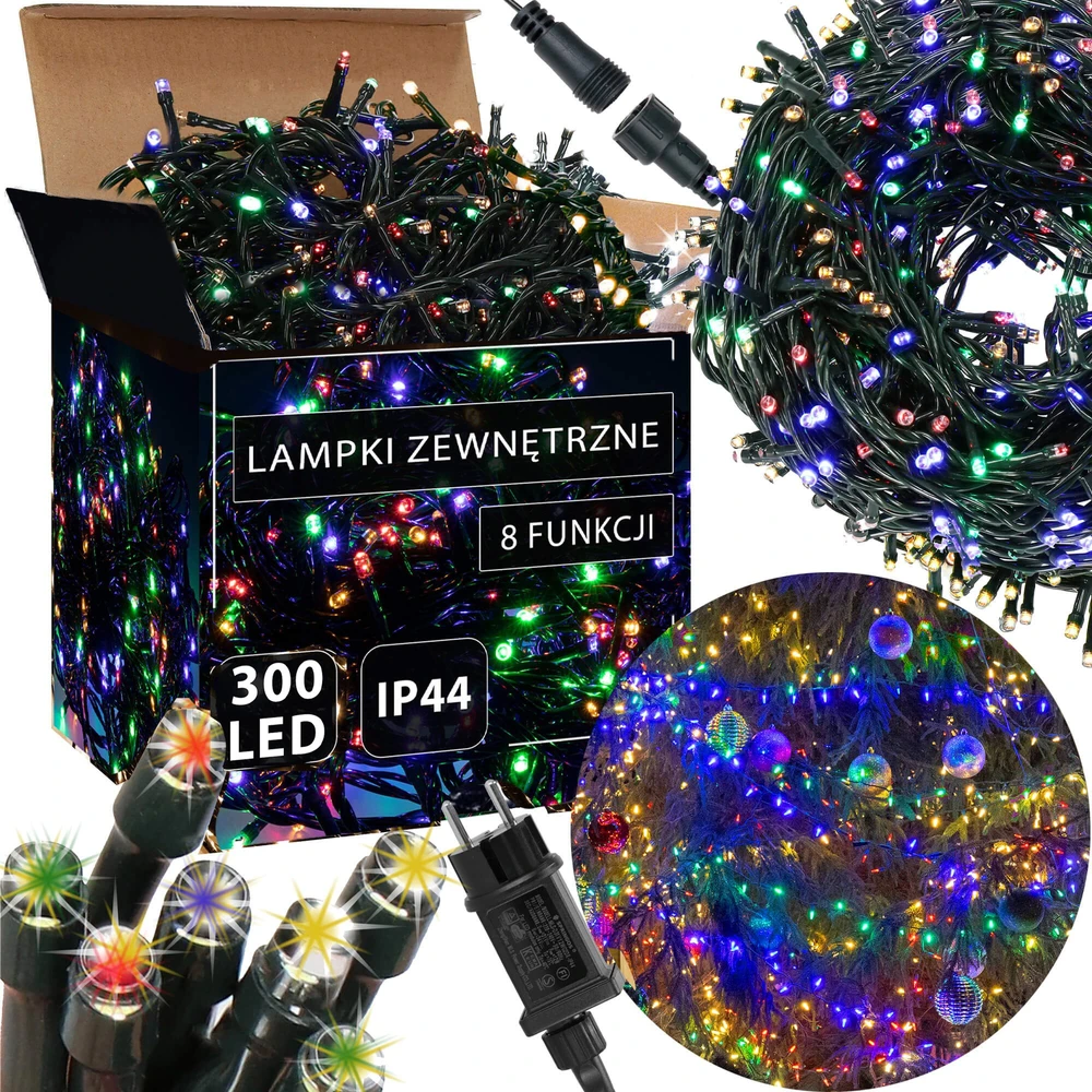 Kalėdinės lemputės Springos 300 LED, 17,5 m
