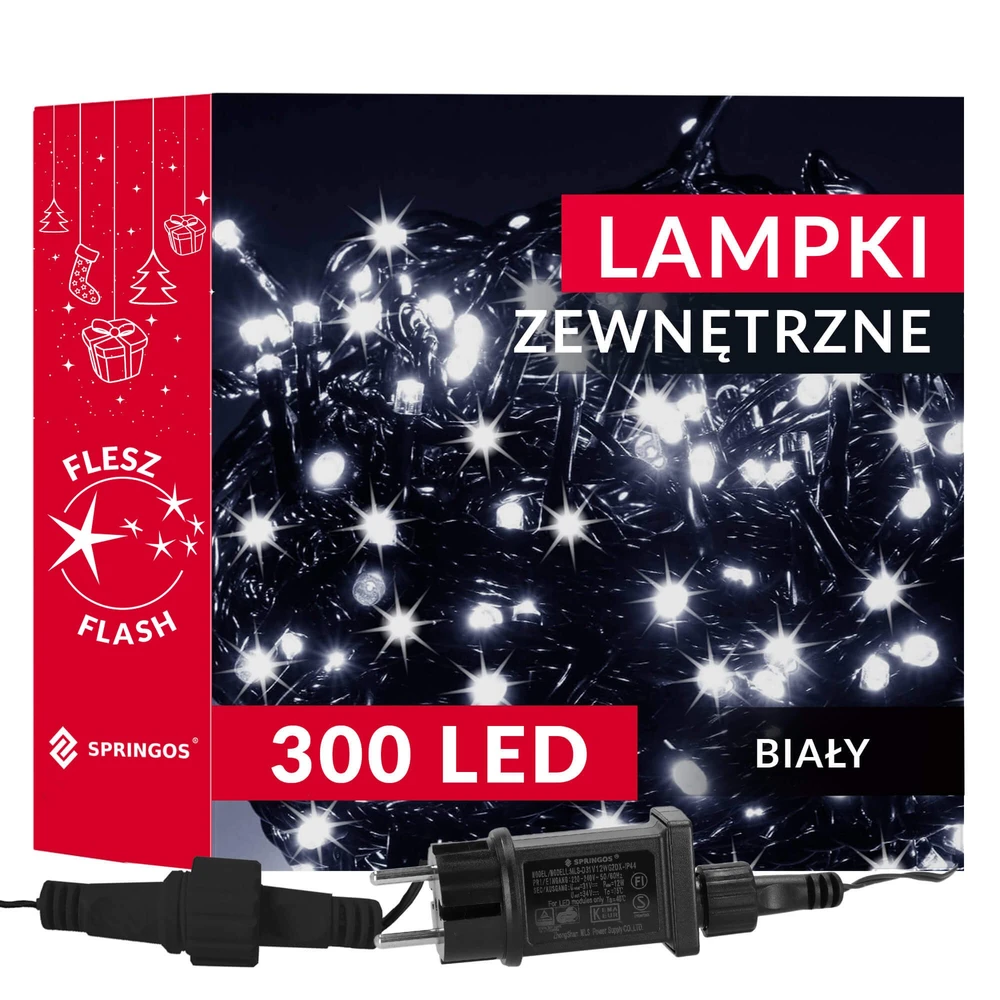 Kalėdinės lemputės Springos CL4083, 300 LED, 17,5 m