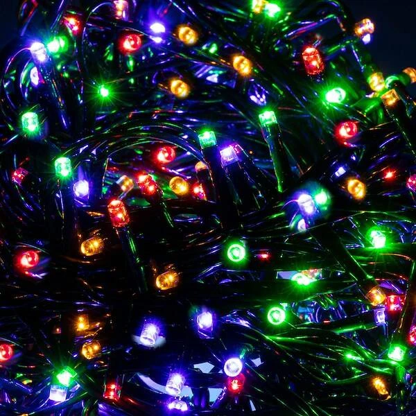 Kalėdinės lemputės Springos 1000 LED, 50 m, IP44