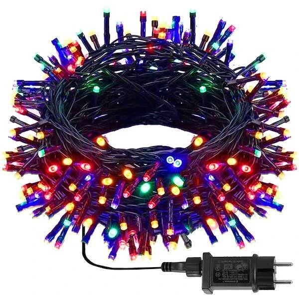Kalėdinės lemputės Springos 1000 LED, 50 m, IP44