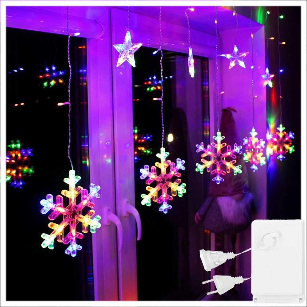 Kalėdinės girliandos Springos su programuojamomis funkcijomis, 150 LED