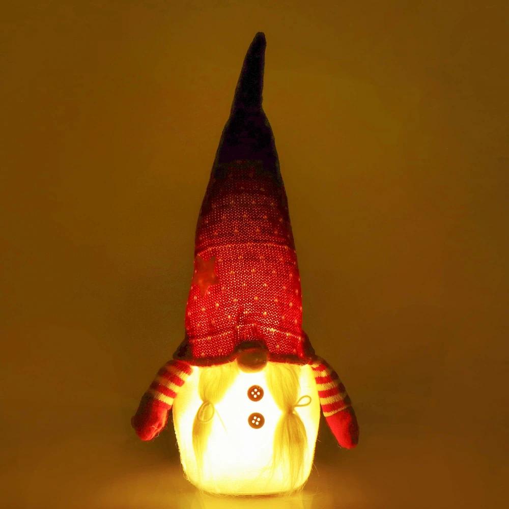 Kalėdinis nykštukas su LED apšvietimu Springos 33 cm