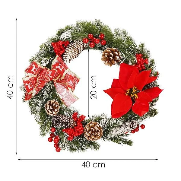Kalėdinis vainikas Springos CA1020 40 cm