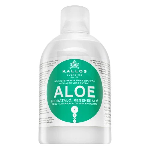 Kallos Cosmetics Aloe Vera Moisture Repair Shine Šampūnas šampūnas, 1000 ml