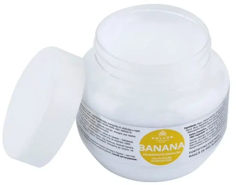 Kallos Cosmetics Banana Fortifying Hair Mask plaukų kaukė, 275 ml