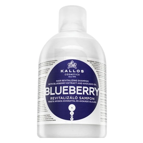 Atkuriamasis šampūnas sausiems ir chemiškai pažeistiems plaukams Kallos Blueberry 1000ml