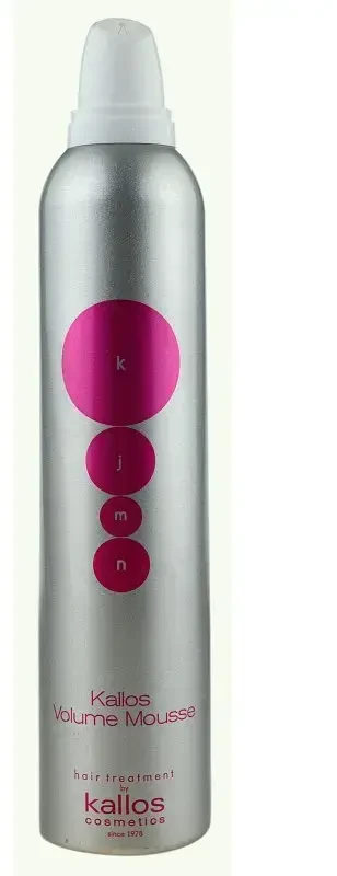 Kallos Cosmetics KJMN Volume Silk Protein Hair Mousse apimties suteikiančios plaukų putos, 300 ml