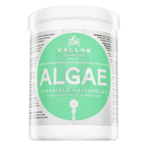 Drėkinanti kaukė sausiems plaukams Kallos ALGAE Moisturizing Mask 1000ml