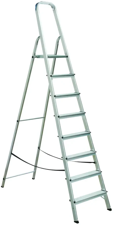 Aliuminio kopėčios Elkop ALW 8 pakopų platformos aukštis 1,64 m / maks, 3,6 m