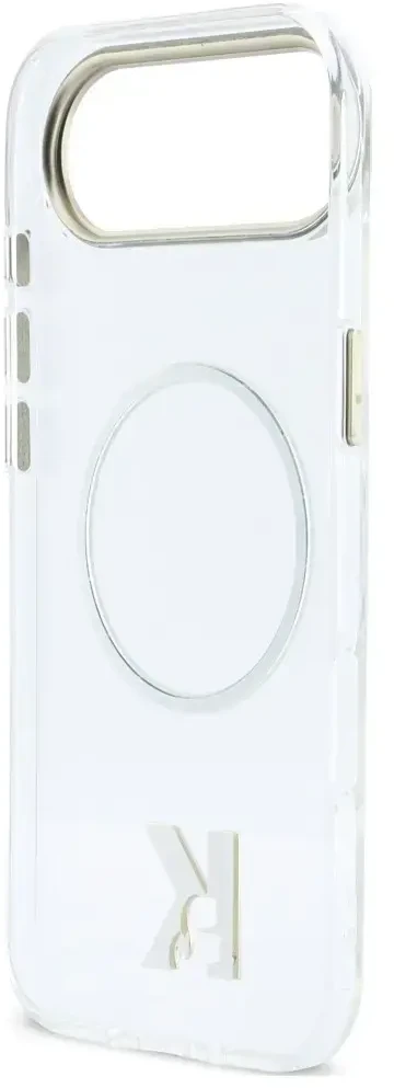 Karl Lagerfeld IML K galvos logotipo „MagSafe“ dėklas, skirtas „iPhone Air“ – skaidrus