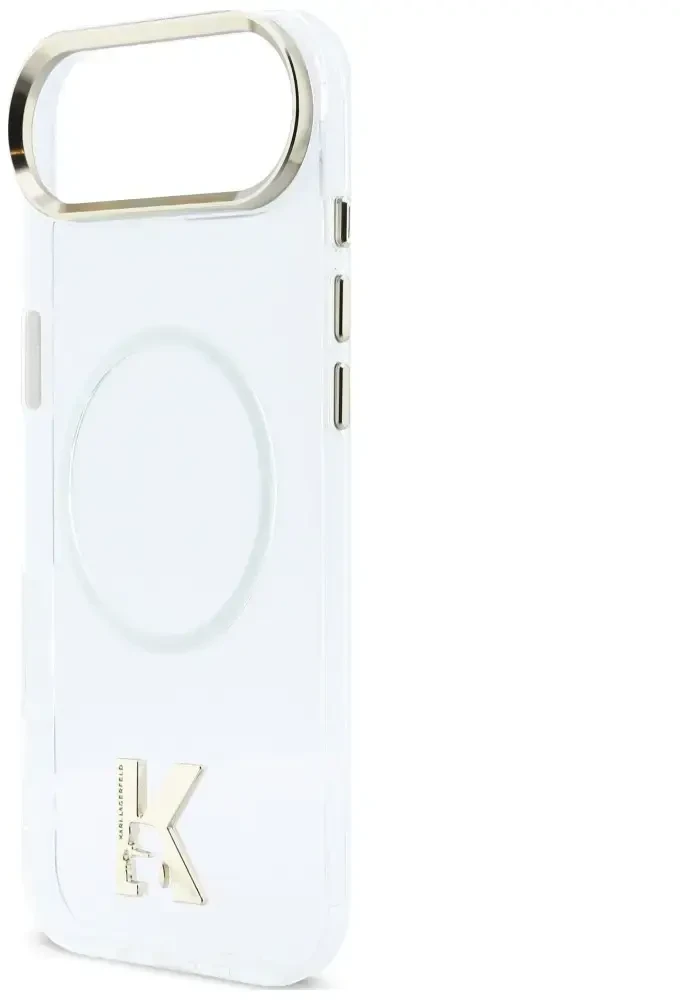 Karl Lagerfeld IML K galvos logotipo „MagSafe“ dėklas, skirtas „iPhone Air“ – skaidrus