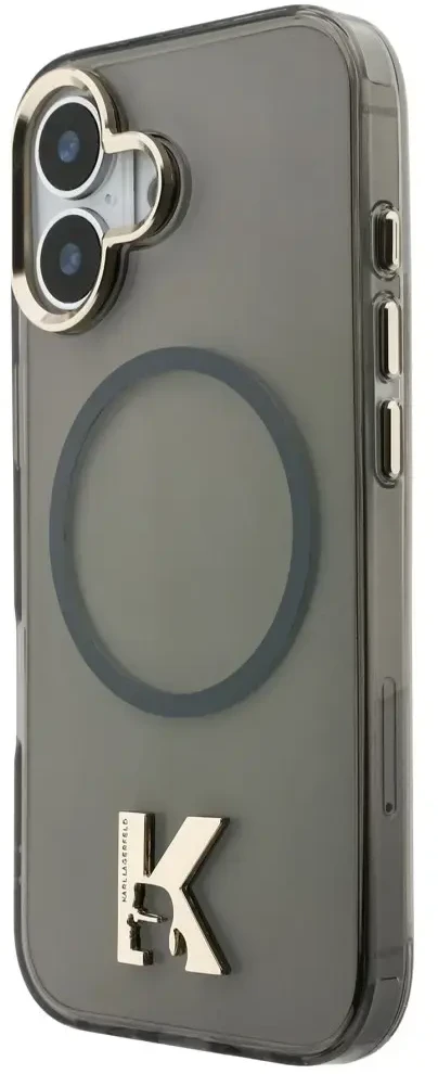 Karl Lagerfeld IML K galvos logotipo „MagSafe“ dėklas, skirtas iPhone 17 - Juodas