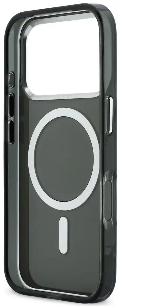 Karl Lagerfeld IML K&CH Heads Logo MagSafe dėklas skirtas iPhone 17 Pro Max juodos spalvos
