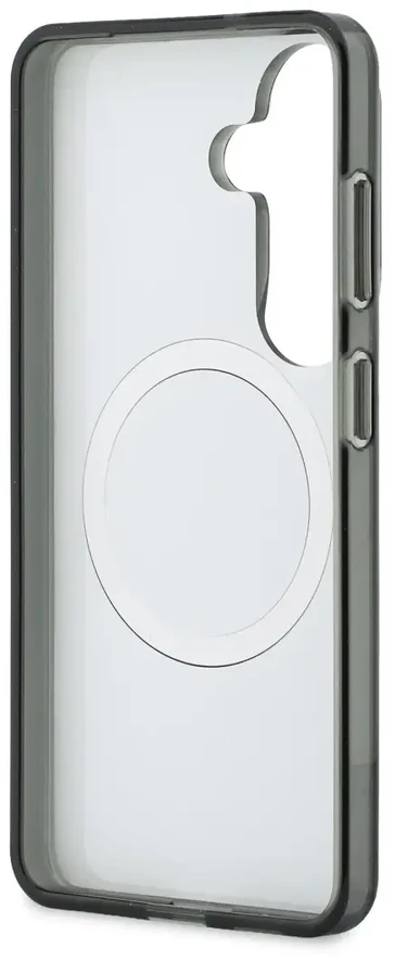Karl Lagerfeld IML K&CH „Peekaboo“ logotipo magnetinis dėklas, skirtas „iPhone“, „Samsung Galaxy S26“, juodas