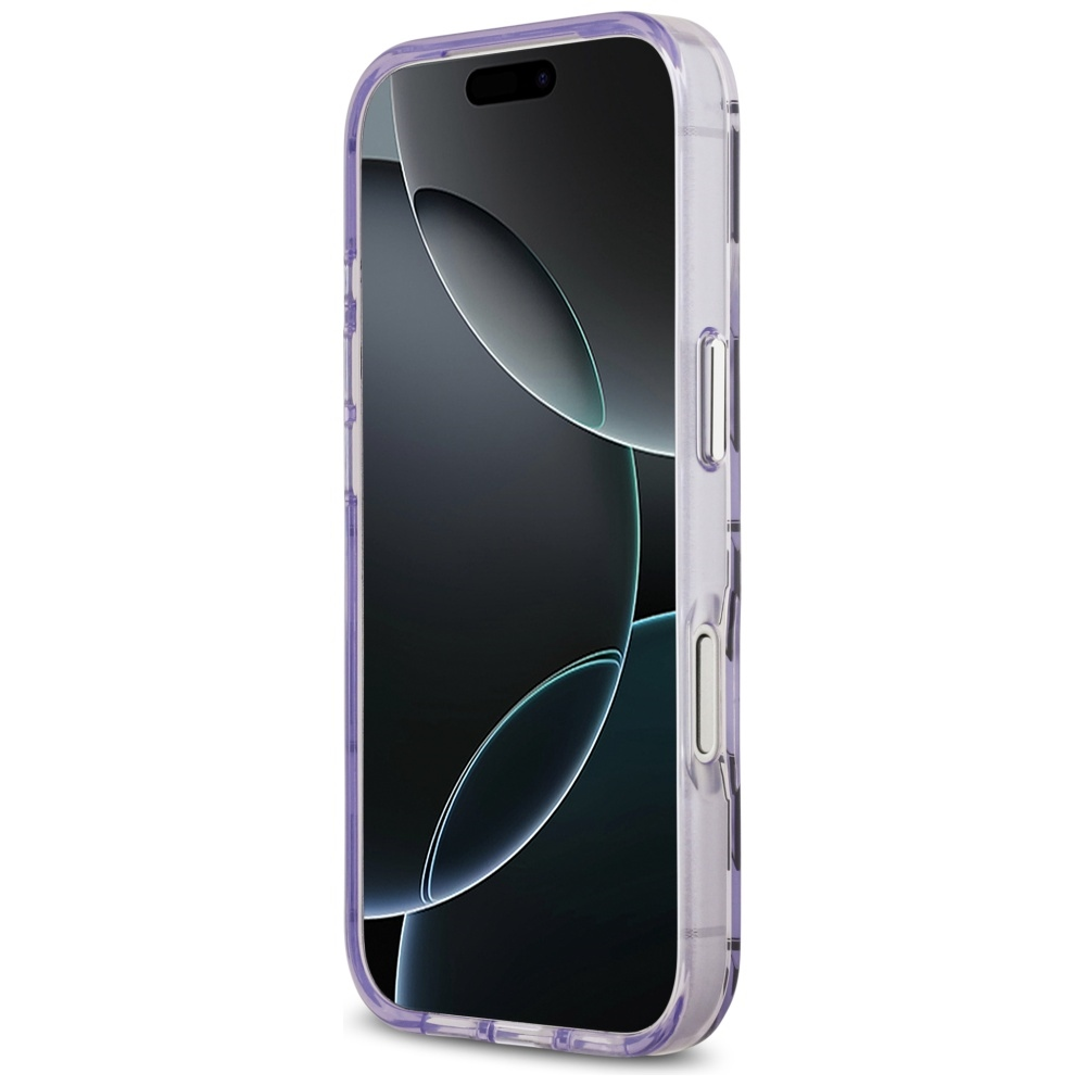 Karl Lagerfeld IML KL Monogram MagSafe dėklas skirtas Apple iPhone 17 Pro Max Violetinė