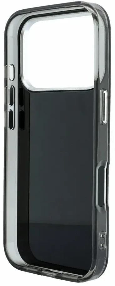 Dėklas Karl Lagerfeld IML Rhinestones Allover and Electroplated Logo skirtas iPhone 18 Pro / 17 Pro juodas