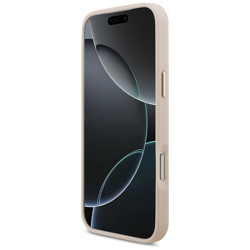 Karl Lagerfeld Karl Script Logo dėklas skirtas Apple iPhone 17 Pro Max rožinės spalvos