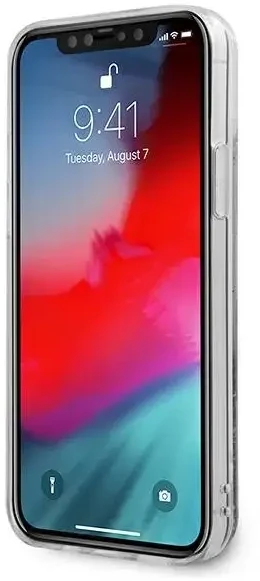 Karl Lagerfeld dėklas, skirtas iPhone 12 Mini 5,4" KLHCP12SROPI kietas dėklas, rožinis "Glitter Charms"