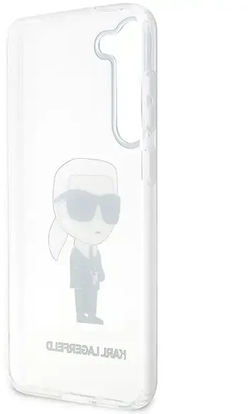 Karl Lagerfeld dėklas, skirtas Samsung Galaxy S23 KLHCS23SHNIKTCT permatomas HC IML NFT Ikonik