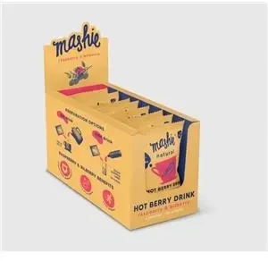 Uogų tyrė MASHIE Original, aviečių ir mėlynių, 4vnt.