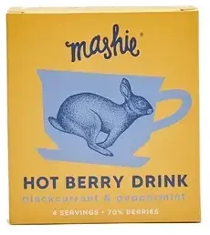 Uogų tyrė MASHIE Original, juodųjų serbentų su pipirmėte, 4vnt.