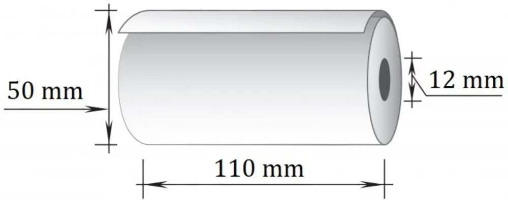Technoinform Terminė kasos juosta, 110x25m/12mm (maks.diam. 50mm)