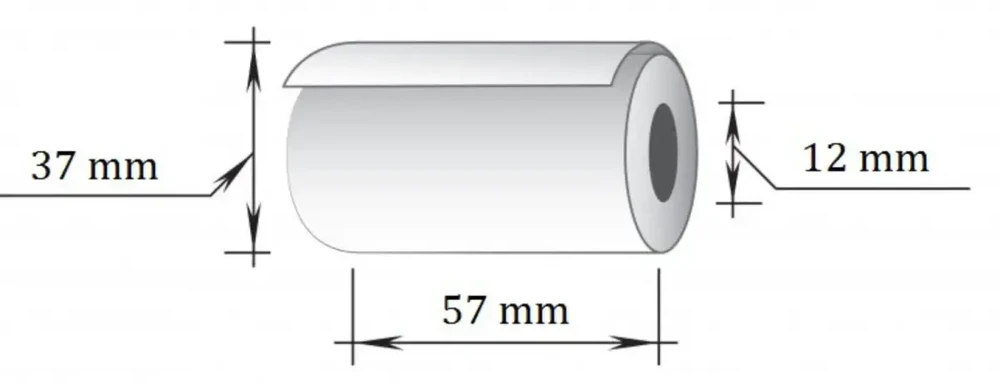 Kases lente TECHNOINFORM ar izmēru 57mmx15mx37mm termo, 10 gab/iepakojumā