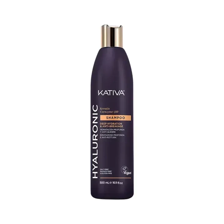 "Kativa" hialurono keratino ir kofermento Q10 šampūnas 355ml