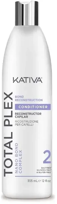 Kativa Total Plex Acondicionador Reconstructor, 355 ml