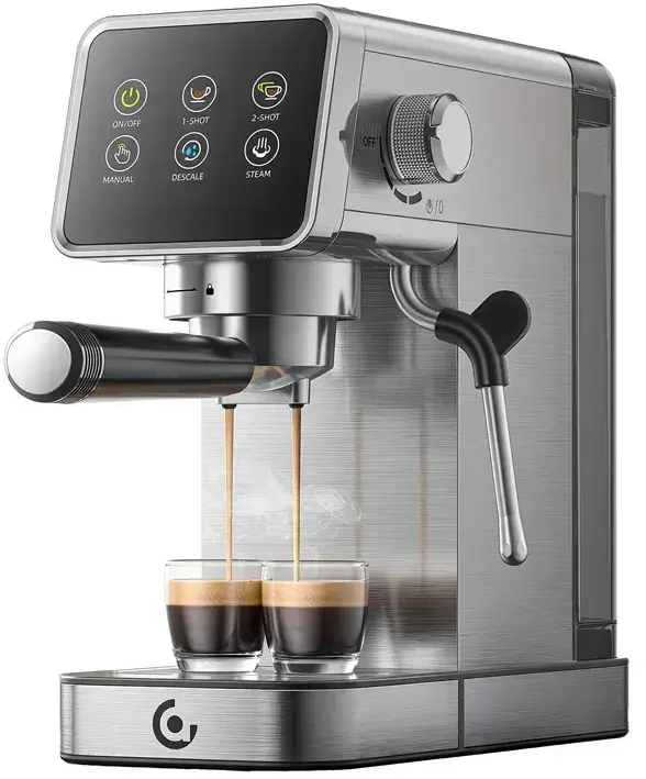 Kavos aparatas AMZCHEF CE-AZ-EM1507-SV Piston-Type Espresso Aparatas