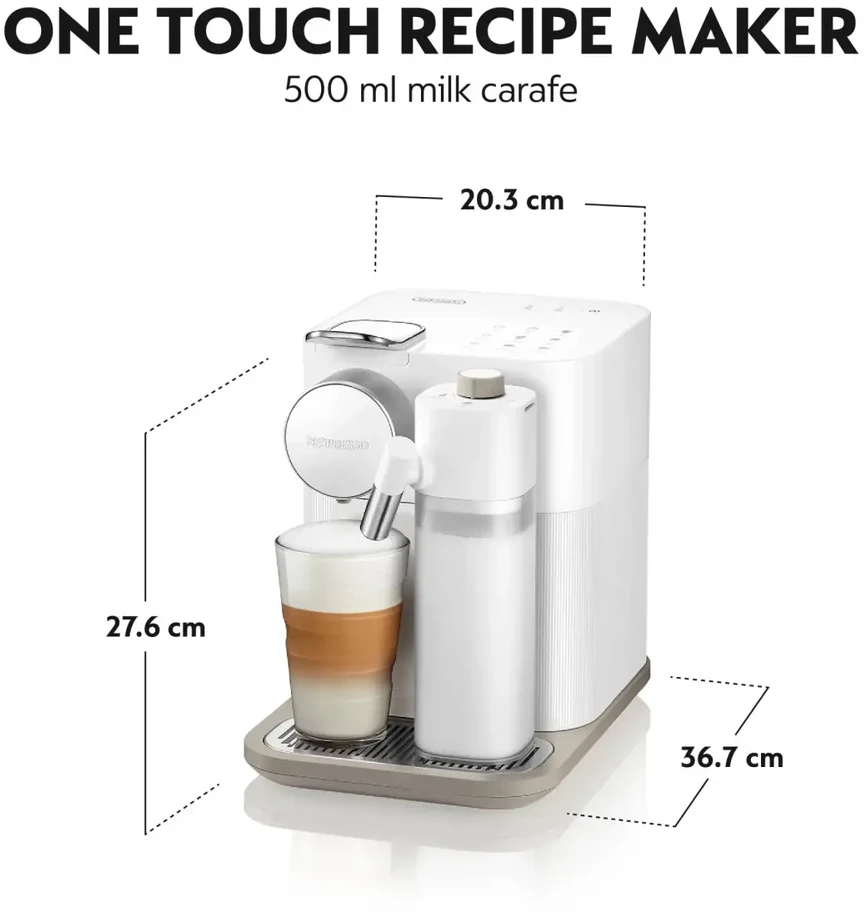 Kavos aparatas DELONGHI Nespresso EN640.W GRAN LATTISSIMA kapsulinis kavos virimo aparatas
