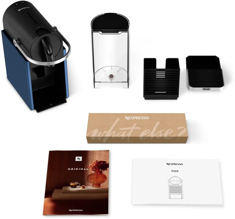 DeLonghi Kapsulinis kavos aparatas Nespresso EN127.BL, mėlynas/juodas
