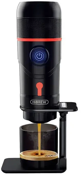 HiBREW H4-premium 3 in 1 nešiojamas kavos aparatas su adapteriu ir dėklu