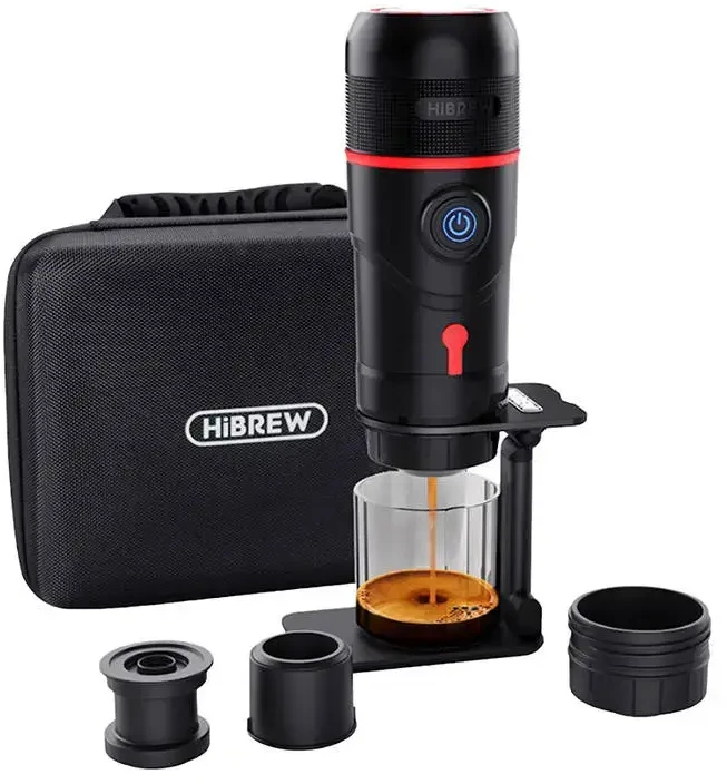 Nešiojamas kavos aparatas 3-in-1 su dėklu HiBREW H4-premium 80W