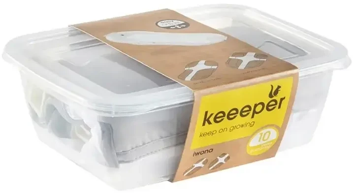 Keeeper OK vonios įdėklas, pilkas, 10340