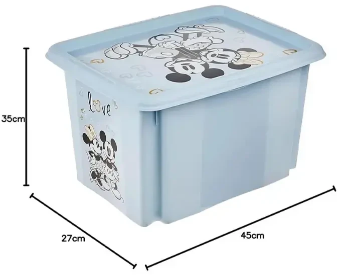*****KEEEPER dėžė besisukanti 30L Mickey mėlynas 81152