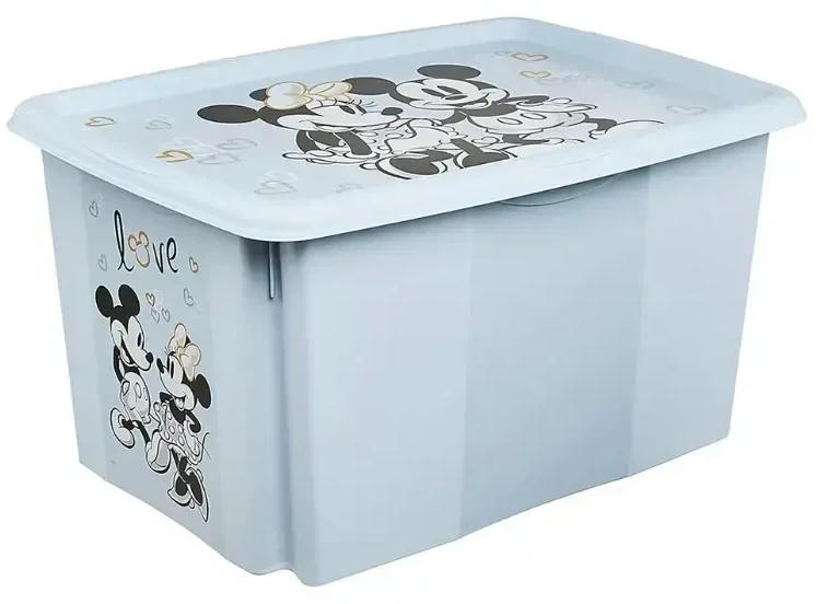 Keeeper *****LAIKYTOJO DĖŽĖ, SUKAMA, 45L KAMBARYS Mickey mėlynas 81176