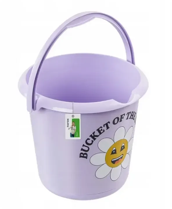 Lumarko Kibiras „Keeper Bucket“ 10 l Ilvie „Happy Flower“ Ø30x28cm violetinė