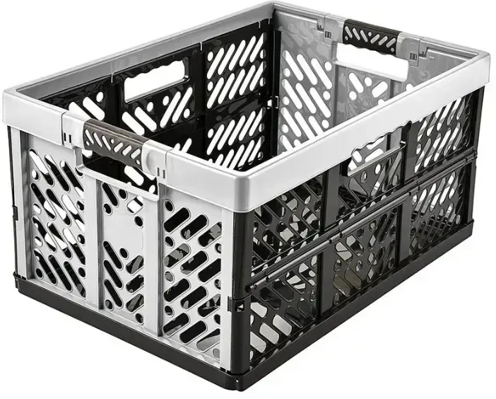 Keeeper Folding box with load capacity iki 50kg Ben 54x37x28cm 45L light sidabrinis color