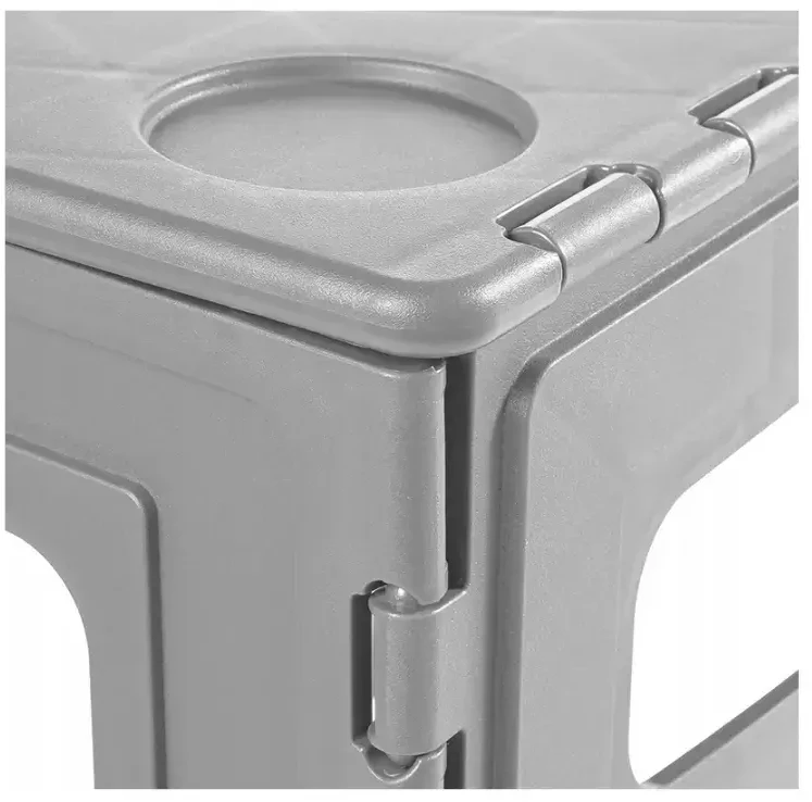 Keeeper sulankstomas lauko stalas L, kurio keliamoji galia iki 80 kg, Timo 70x45x55cm pilka