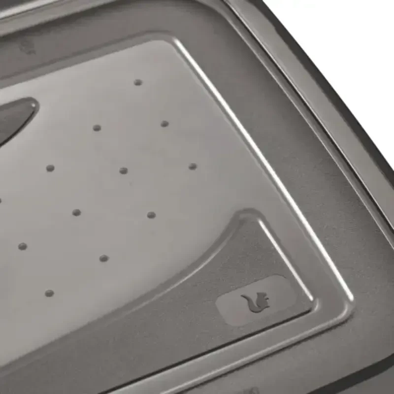 Stoneline Keeeper Food container set rectangular 2x2L Fredo "Fresh" transparent/crystal pilka