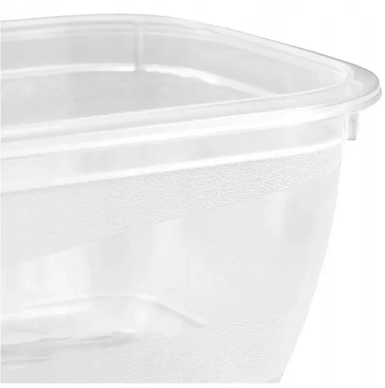 Stoneline Keeeper Food container set rectangular 5x0.5L Fredo "Fresh" transparent/crystal pilka