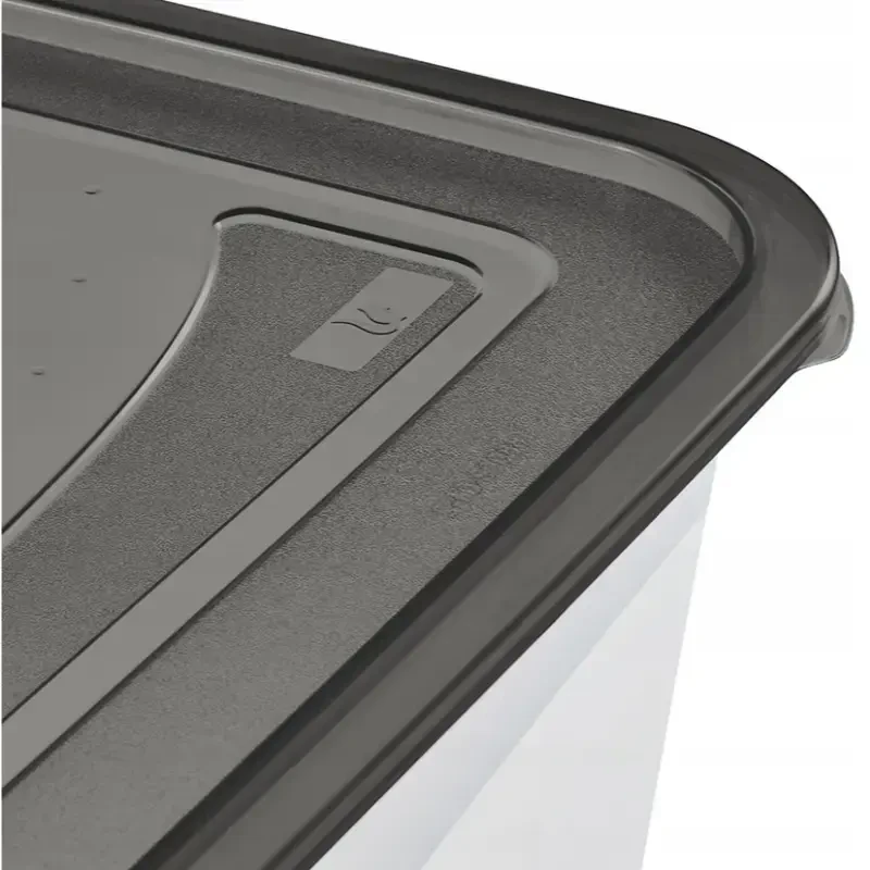 Stoneline Keeeper Food container set rectangular 5x0.5L Fredo "Fresh" transparent/crystal pilka