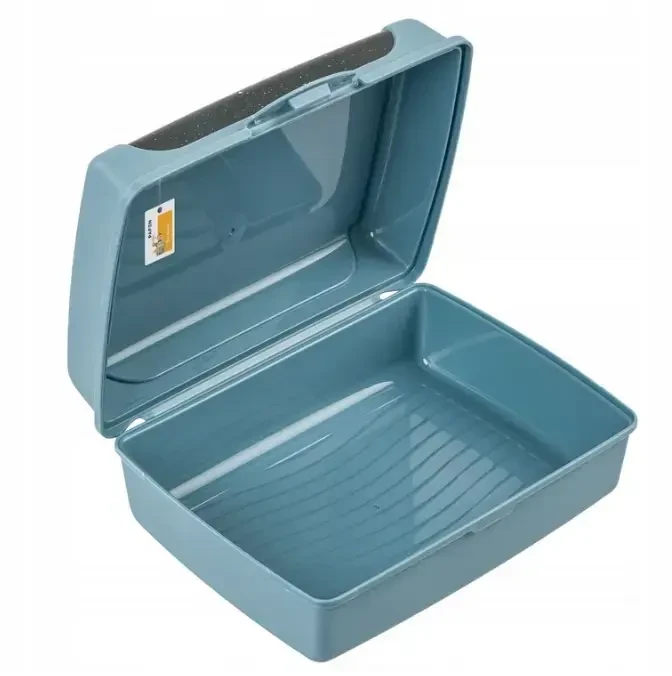 Mpl Power Keeeper maisto laikymo indelis su užspaudžiama dėžute midi 1 l Carla "Cosmos" 17x13x7cm mėlynas