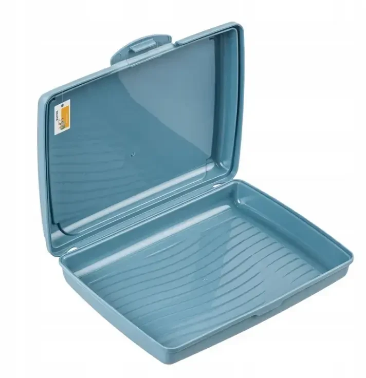 Mpl Power Keeeper maisto laikymo indelis su dekoratyvine spragtelėjimo formos dėžute, mini, 0,5 l, Carla „Cosmos“ 17 x 13 x 3,5 cm, mėlynas