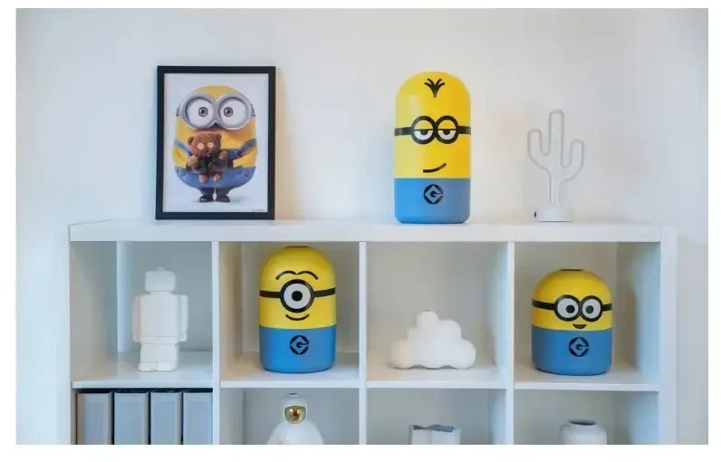 Vadobag Keeeper daiktadėžė Bob 6L "Minions" Ø20x25.5cm geltona/mėlynas
