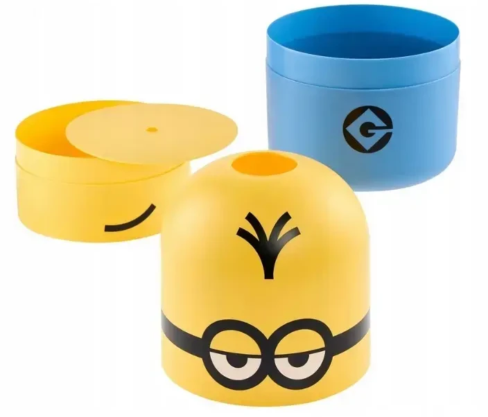 Curver Keeeper daiktadėžė Kevin 10L "Minions" Ø20x38cm geltona/mėlynas
